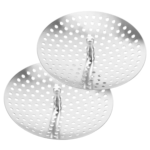 Gadpiparty 2pièces Crépine Évier Acier Inoxydable Panier-filtre Pour Cuisine Et Salle De Bain Récupérateur De Cheveux Pour Bonde