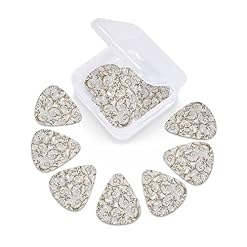 Lot de 12 médiators élégants en forme de feuilles baroques vintage pour guitare électrique, basse, acoustique, cadeau pour les amateurs de guitare avec boîte - Les Beatles, Paul McCartney, John Lennon, RIngo Starr, George Harrison Lot de 12 médiators élégants en forme de feuilles baroques vintage pour guitare électrique, basse, acoustique, cadeau pour les amateurs de guitare avec boîte – Image 3