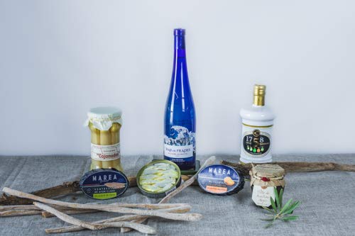 LOTE CONSERVAS DEL NORTE MAREA/VENTRESCA DE ATÚN/SARDINAS/MEJILLONES/MAR DE FRADES/ACEITE DE OLIVA VIRGEN EXTRA/ESPARRAGOS COJONUDOS/PATE DE ACEITUNA NEGRA