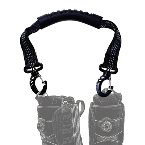 Ski Carrier Strap - Portable Skiing Carrier Straps, Ski Straps for Carrying, Ski and Boot Carrier Straps, Adjustable Shoulder Roller Skate Strap for Skiing, Snowboarding