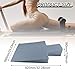 rockible Upholstered Wedge for Pilates Reformer Machine Large Slant Board Professional Fitness Equipment Workout Pad for, Grey