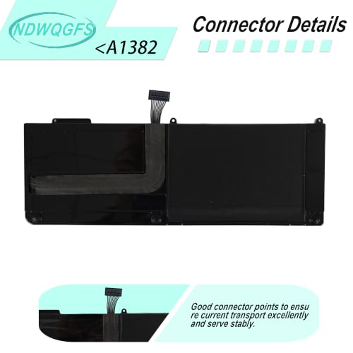 Image of A1382 Battery for MacBook Pro 15 inch Core i7 (Early 2011 Late 2011 Mid 2012) A1286 A1382 Laptop Battery Replacement for MacBook Pro 8,2 9,1