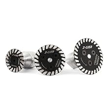 Z-LION Diamond Saw BIade with RemovabIe 5/8-11 FIange Engraving Cutting Disc Carving Concrete Granite 30/40/50mm 3pcs