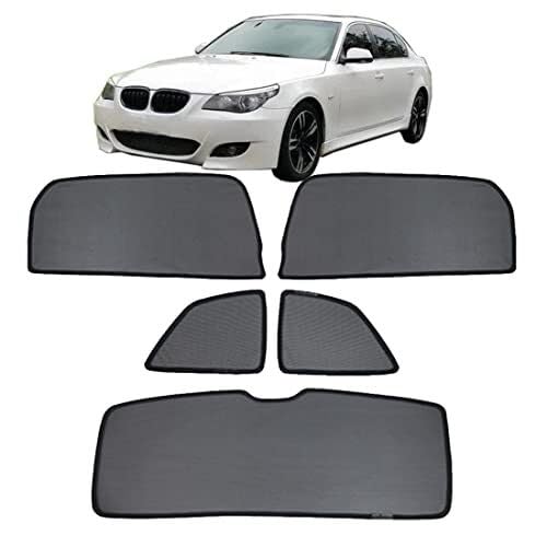 Parasol Coche Parasol magnético para Ventana de Coche para Serie 5 E60 (2003-2009), protección UV, para Dormir de bebé. Ventanas Laterales