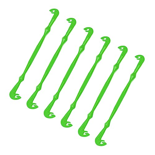 Pinces à boucle pour pêche plastique vert, légères et résistantes à l'humidité