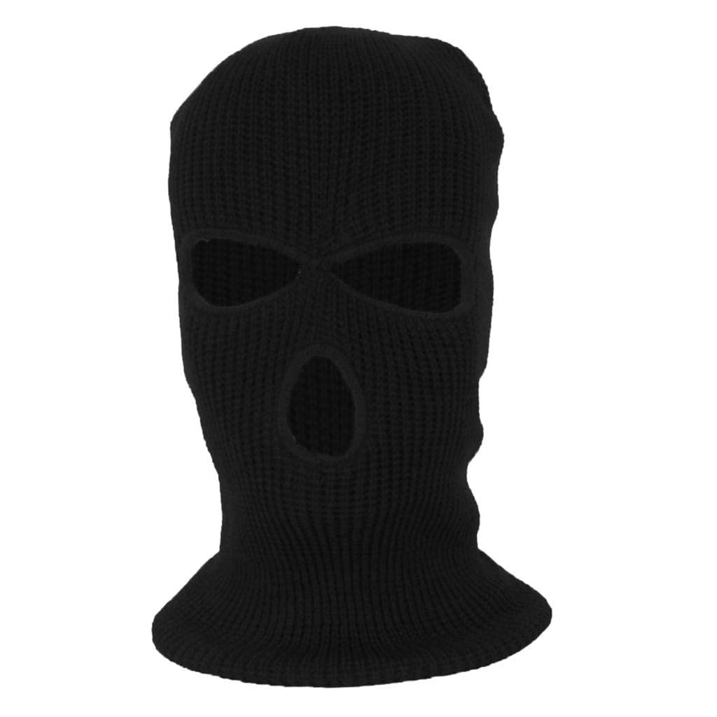 Street27® 3 Hole Hat Winter Balaclava Warm Knit Knitted Full Face Ski Cover Mask Ribbed Beanie Hat, Men Women Outdoor Sports Knit Full Face Windproof Mask – Black Street27® 3 Hole Hat Winter Balaclava Warm Knit Knitted Full Face Ski Cover Mask Ribbed Beanie Hat, Men Women Outdoor Sports Knit Full Face Windproof Mask – Black