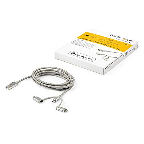 StarTech.com Cavo di ricarica multiplo USB da 2 m