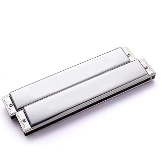 KIRANDIE Organe Bouche Harmonica 24 Trous for la clé Harp débutant de C/D/E/F/G/A/B avec Une boîte en Argent (Color… - Les Beatles, Paul McCartney, John Lennon, RIngo Starr, George Harrison KIRANDIE Organe Bouche Harmonica 24 Trous for la clé Harp débutant de C/D/E/F/G/A/B avec Une boîte en Argent (Color… – Image 2