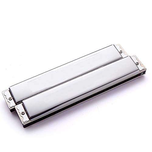 KIRANDIE Organe Bouche Harmonica 24 Trous for la clé Harp débutant de C/D/E/F/G/A/B avec Une boîte en Argent (Color… - Les Beatles, Paul McCartney, John Lennon, RIngo Starr, George Harrison KIRANDIE Organe Bouche Harmonica 24 Trous for la clé Harp débutant de C/D/E/F/G/A/B avec Une boîte en Argent (Color… – Image 3