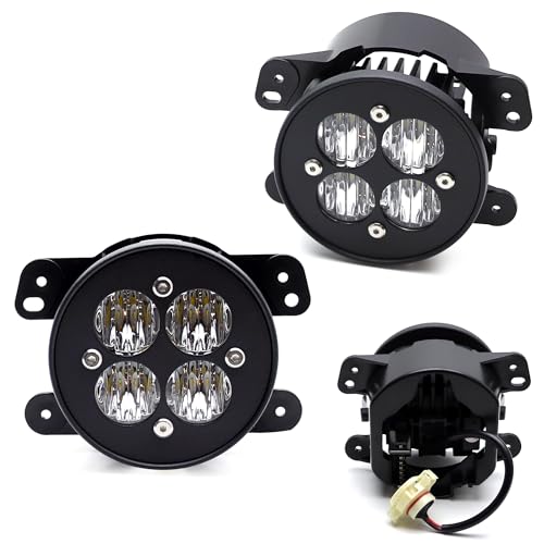 Kit de lámparas LED de niebla 24W para Jeep Wrangler miniatura 7