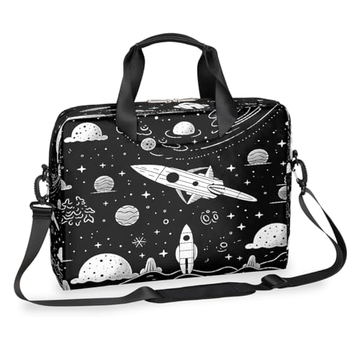 Maletín para laptop Rocket Cartoon Planet 15.6 pulg miniatura 1