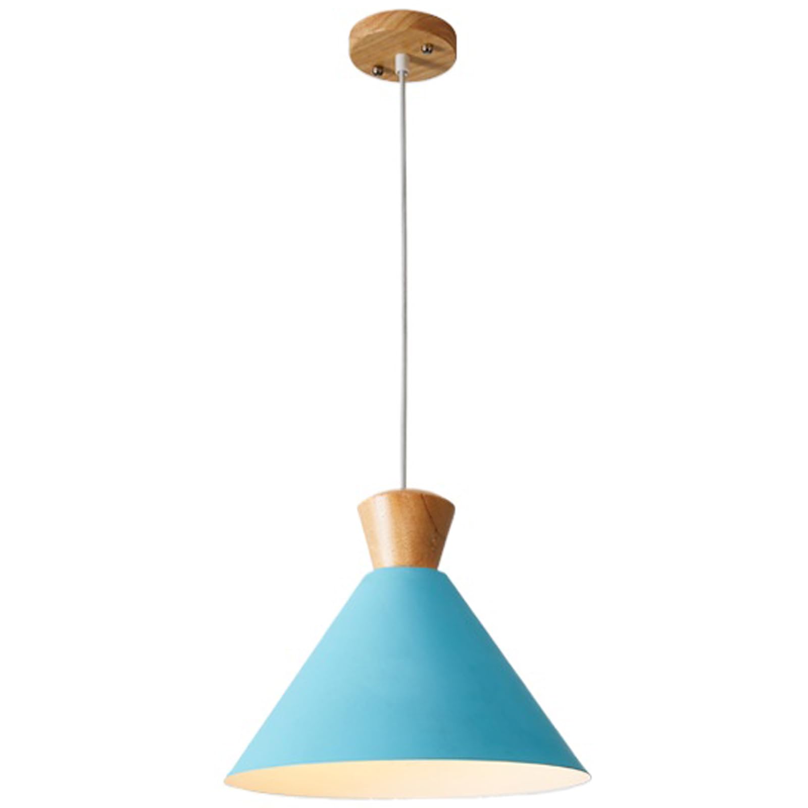 CSXSXAUO Nordic Yellow Hanging Lamp,Modern Ceiling Light Fixture,Macaron Pendant Light,Simple Lighting Fixtures Chandelier,for Restaurant,bar,Coffee-11 Inch Width (Color : Blue) Star of