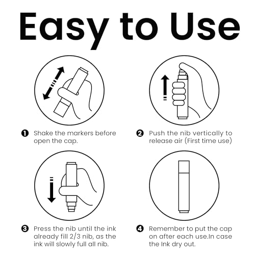 BIGTHUMB 3 Pcs Gold Jumbo Permanent Markers: 15mm Wide Tip Thick Acrylic Paint Pen Large Calligraphy Marker for Rock Painting, Poster, Sign, Canvas, Glass, Wood, Ceramic