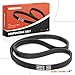 A-Premium Stretch Fit Serpentine Drive Belt Compatible with Ford Mustang 2015-2023 2.3L
