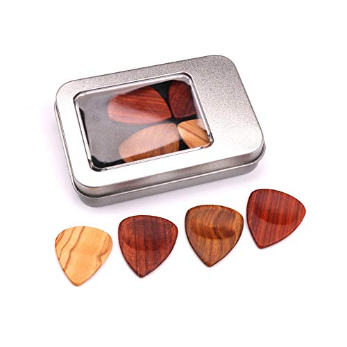 Teekit 1 jeu de médiators en bois avec étui de rangement pour guitare, basse, banjo - Les Beatles, Paul McCartney, John Lennon, RIngo Starr, George Harrison Teekit 1 jeu de médiators en bois avec étui de rangement pour guitare, basse, banjo – Image 7