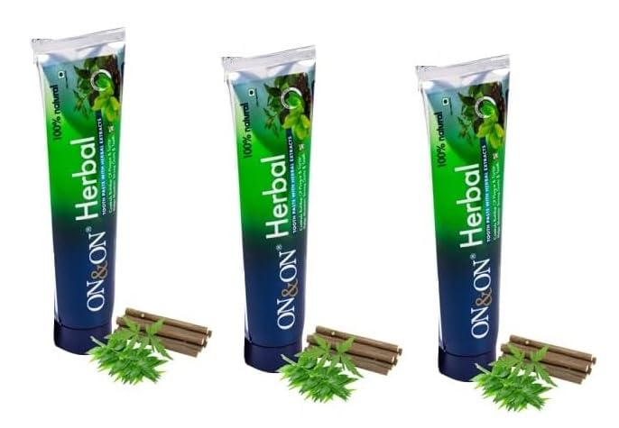 On&On Herbal Oral Care Tooth Paste With Herbal Extracts 150 Gms (3 PSC)-picture-28