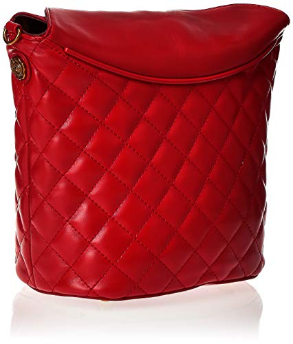 Zeneve London Womens Crossbody Bag, Red - 1191830772