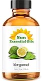 Bergamot Essential Oil (Huge 4oz Bottle) Bulk Bergamot Oil - 4 Ounce