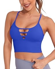 Deep Blue Longline Sports Bra