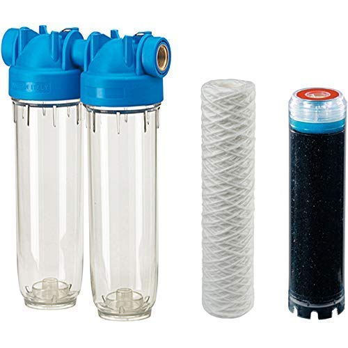 PFAPLA - Filtro de agua para pozos (25 mcr, 2600 L/h, 3/4")