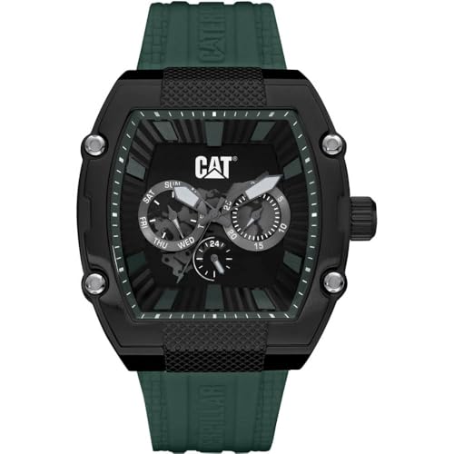 La mejor comparación de Caterpillar Reloj los más solicitados. 38 CAT Reloj Verde Acero aleado para Hombre