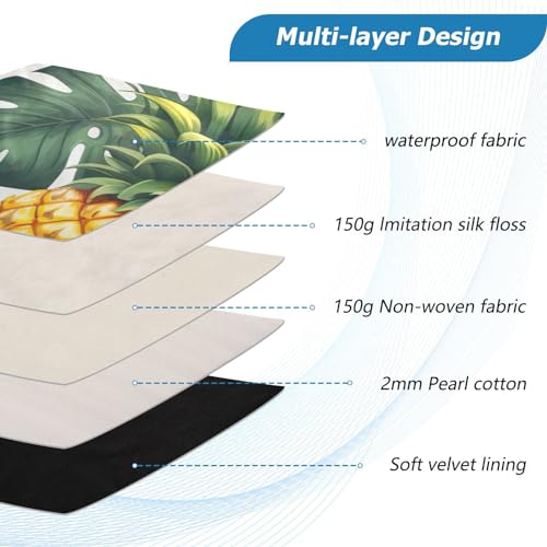 Funda para portátil 13-14 pulgadas con estampado tropical miniatura 4