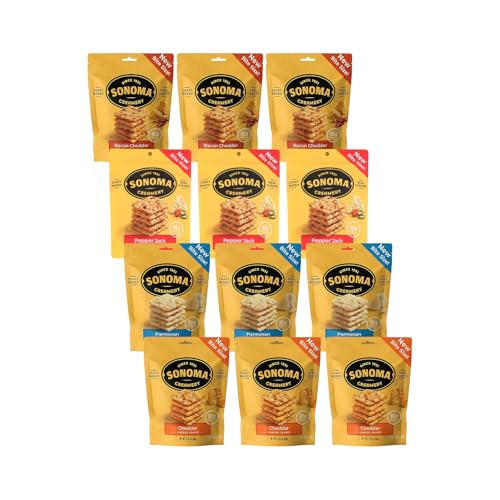 Sonoma Creamery Cheese Crisps - (Cheddar, Pamesan, Bacon Cheddar, &