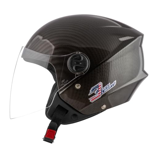 Pro tork, CAPACETE ABERTO PRO TORK NEW LIBERTY 3 CARBON, PRETO, 58