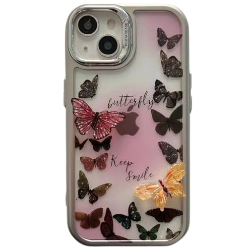 PEEPERLY Back Cover Case for iPhone 13 Scratch Resistant Anti-Slip TPU Shockproof Protective Durable Brilliance Gilded 3D Butterfly Fancy Case (B0D6GNK9FL) Amazon Price History, Amazon Price Tracker
