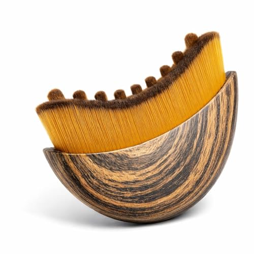 Lymphatic Drainage Face Brush, Contour & Sculpting Tool for Jawline & Double Chin, Facial Massage & Gua Sha Brush, Anti Puffiness Face Massager, Improves Skin Absorption, Ergonomic Soft Bristle 1 Pack