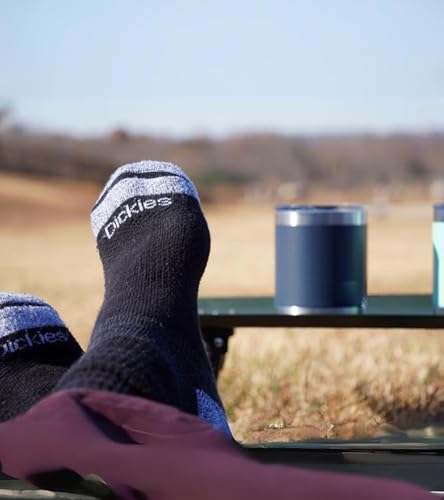 Dickies Men's Dri-tech Moisture Control Max Full Cushion Crew Socks, Available in M-xl (6, 12 Pairs)