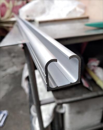 Kit de Herrajes para Puerta Corredera Oculta, Riel Bifold Colgante para Puertas de Clóset 26 pulgadas (66 cm) con Rodillos y Cierre Suave miniatura 2