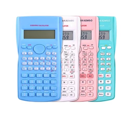Calculadora Cientifica Colorida Profissional Com 240 Funções display 2 linhas com capa protetora Est