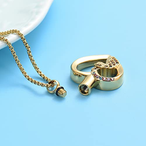 Oinsi Unicorn Cremation Jewelry For Ashes Of Loved One Keepsake Memorial Urn Necklace Pendant Women Girls Fashion Jewelry4