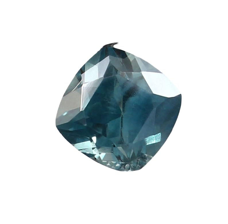 Tourmaline indicolite véritable 8 mm pour remplacer une pierre perdue sur bague