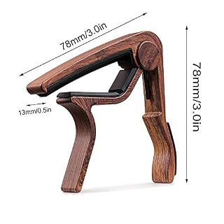 ZIEM Pinces en métal à Grain de Bois pour Accessoires de Guitare Folklorique - Les Beatles, Paul McCartney, John Lennon, RIngo Starr, George Harrison ZIEM Pinces en métal à Grain de Bois pour Accessoires de Guitare Folklorique – Image 2