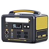 VTOMAN ポータブル電源600X 299Wh AC(定格600W 瞬間最大1200W)/DC/USB出力 リン酸鉄リチウムイオン電池 大容量 ポータブルバッテリー ジャンプスターター機能搭載 純正弦波 MPPT制御 アウトドア キャンプ 車中泊 防災グッズ 地震/停電対策 非常用電源 PSE認証