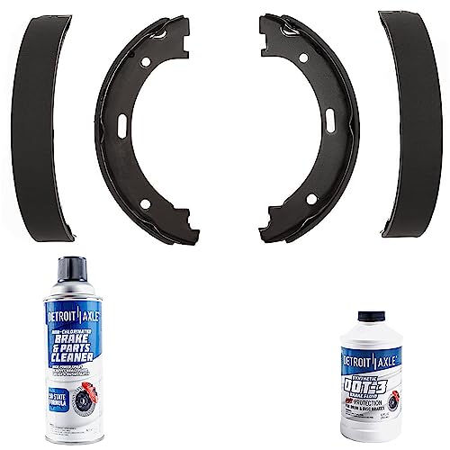 Image of Detroit Axle - Rear Brake Shoes for Infiniti QX56 Nissan Armada Titan