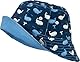 Playshoes Jungen UV-Schutz Fischerhut Bademütze Kopfbedeckung, Wal, 55cm