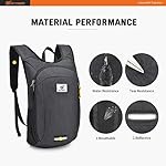 SKYSPER Small Daypack 10L Hiking Backpack Packable Lightweight Travel Day Pack for Women Men - Image 5