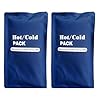 KOAHDE Gel Bolsa de Gel Frio o Calor para Lesiones,Bolsa de Gel Frio o Calor,Almohadillas Refrescantes Reutilizables,Paquete de Hielo de Gel Multiusos para Todas las Partes del Cuerpo,2PC