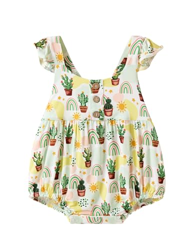 Baby Girl Camisole Bodysuit Infant Toddlers Girls' Snap One Piece Bodysuits Cute Outfit Summer Jumpsuit
