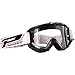 Pro Grip 3201 Raceline MX Goggles w/Clear Lens Black