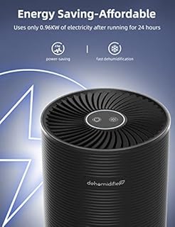 Dehumidifiers for Home, 25oz Dehumidifier Small Dehumidifier for Room 300sq.ft with Auto-off, Ultra-Quiet Energy Saving Mini Dehumidifiers for Bedroom Bathroom Closet Desktop Office RV