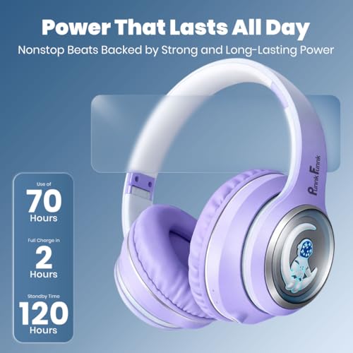 Image of PunnkFunnk Kids Watch + Headphone Combo, GPS, SOS, Camera, Touch Display, Wireless Headphones with Bluetooth 5.3, HD Sound, Built-in Mic, Comfortable Over-Ear Design