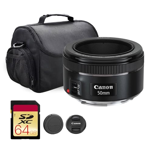 Canon EF 50mm f/1.8 STM Lens Bundle
