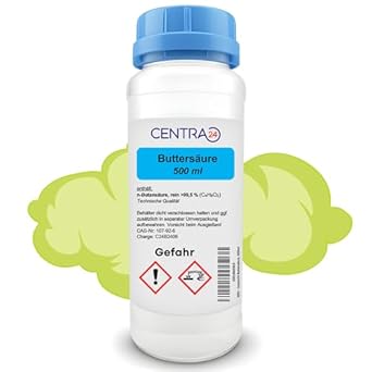Centra24 Buttersäure 500ml, >99,5, nButansäure, Propylcarbonsäure