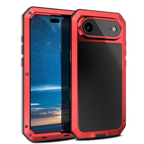 Coque iPhone 17 Air métal rouge idéale pour le sport outdoor