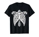 Cage à nervures mécanique avec cœur en biomech anatomie garage T-Shirt