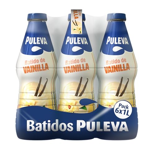 Batido Puleva de Vainilla botella 1L – Pack 6 unidades